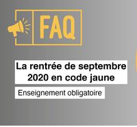 FAQ – Des questions sur la rentrée de septembre 2020 ?